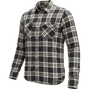 J.Crew Shirt Mens Large Navy Blue Plaid 100% Cotton Tailored Fit Flannel